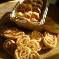 Palmiers jambon-emmental tour 67