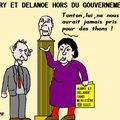 Aubry et  Delanoé  hors  du  gouvernement . .
