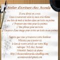 Atelier d'écriture de Janvier chez moi°1"Janvier mois des résolutions"