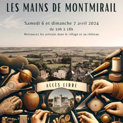 Retrouvez-moi au salon "Les mains de Montmirail" le week-end prochain au Château de Montmirail