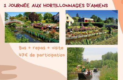 Journée aux hortillonnages d'Amiens