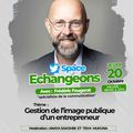 TWITTER SPACE AVEC FREDERIC FOUGERAT