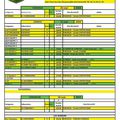 PLANNING HEBDOMADAIRE DES MATCHS