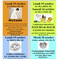 ATELIERS DES 19 ET 20 OCTOBRE