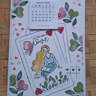 Cartes-Calendriers 2026 #2, coin-lecture