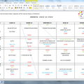 planning semaine 16 DV