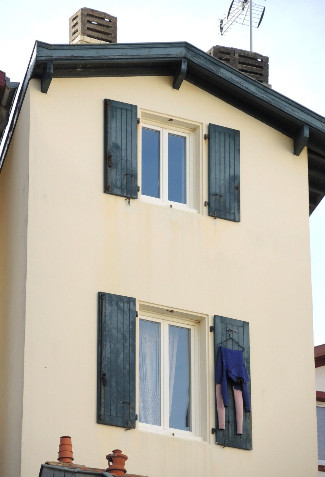 Biarritz, rue Mazagran, façades, combinaison (64)