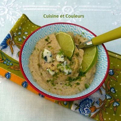 Le houmous roquefort/citron vert de Romain 