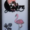 carpe diem, une carte flamand rose