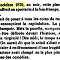 Vingt Sept ou Vingt Huit ? Octobre Mille Huit Cent Soixante et Dix: Bazaine capitule à Metz.