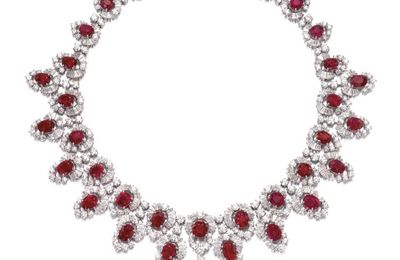 Ruby and diamond necklace, Bulgari, circa 1960