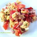 Panzanella ( salade de pain et tomates )