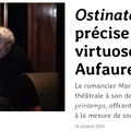 Ostinato : Marie-Céline Nivière dans l'Oeil d'Olivier
