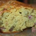 CAKE AU JAMBON ET OLIVES 