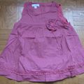 Robe fuschia chamarrée cocarde et bloomer intégré Naf naf neuf 12 mois - 3 euros