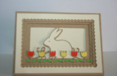 Carte Lapin de Pâques
