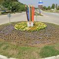 Rond-point à Samsun (Turquie)