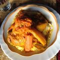 Couscous poulet et legumes couscous marocain