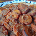 La tarte abricots - noisette