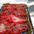 Jolie tarte aux oignons et tomates