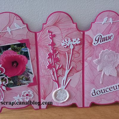 Deux petits cartes paravent