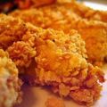 POULET PANÉ AUX CORN FLAKES