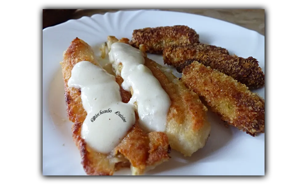 Filets de poisson sauce parmesan