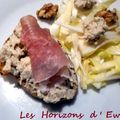 Tartinade gorgonzola noix