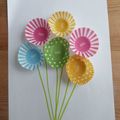 ID enfants :un bouquet de fleurs en papier