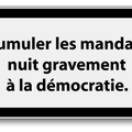 PÉTITION : LA LIMITATION DU CUMUL DES MANDATS C’EST MAINTENANT !