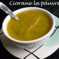 Soupe carotte - roquette