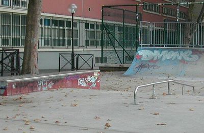 Skatepark du Quai de Jemmapes - vue Générale