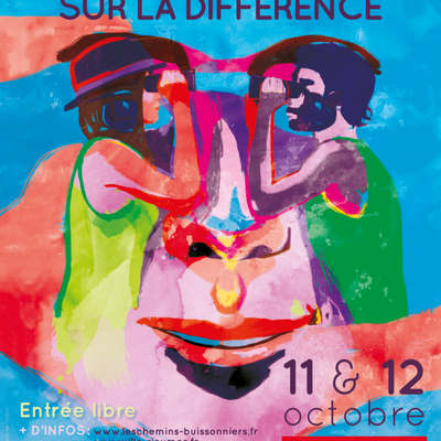 Pablo expose sur les murs de la ville de Rieumes dans le cadre de Handi'Cap sur la différence fin septembre-12 octobre