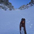 15/01/11 : Ski de rando : Pointe d'Orny : couloir N du glacier d'Arpette 4.2 E2 45° max 500m