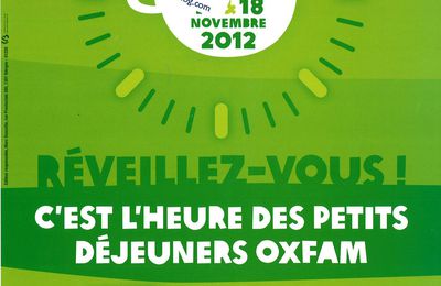 Petit Déjeuner OXFAM 2012