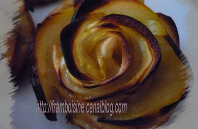 Rose feuilletée aux pommes 