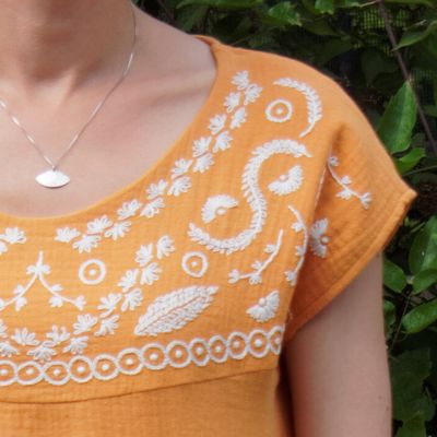 La blouse Broderie en tandem d'Artesane