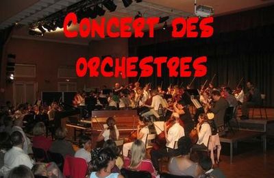 Concert des orchestres