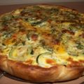 tarte courgette/poulet 