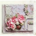 Carte shabby Marie-Antoinette