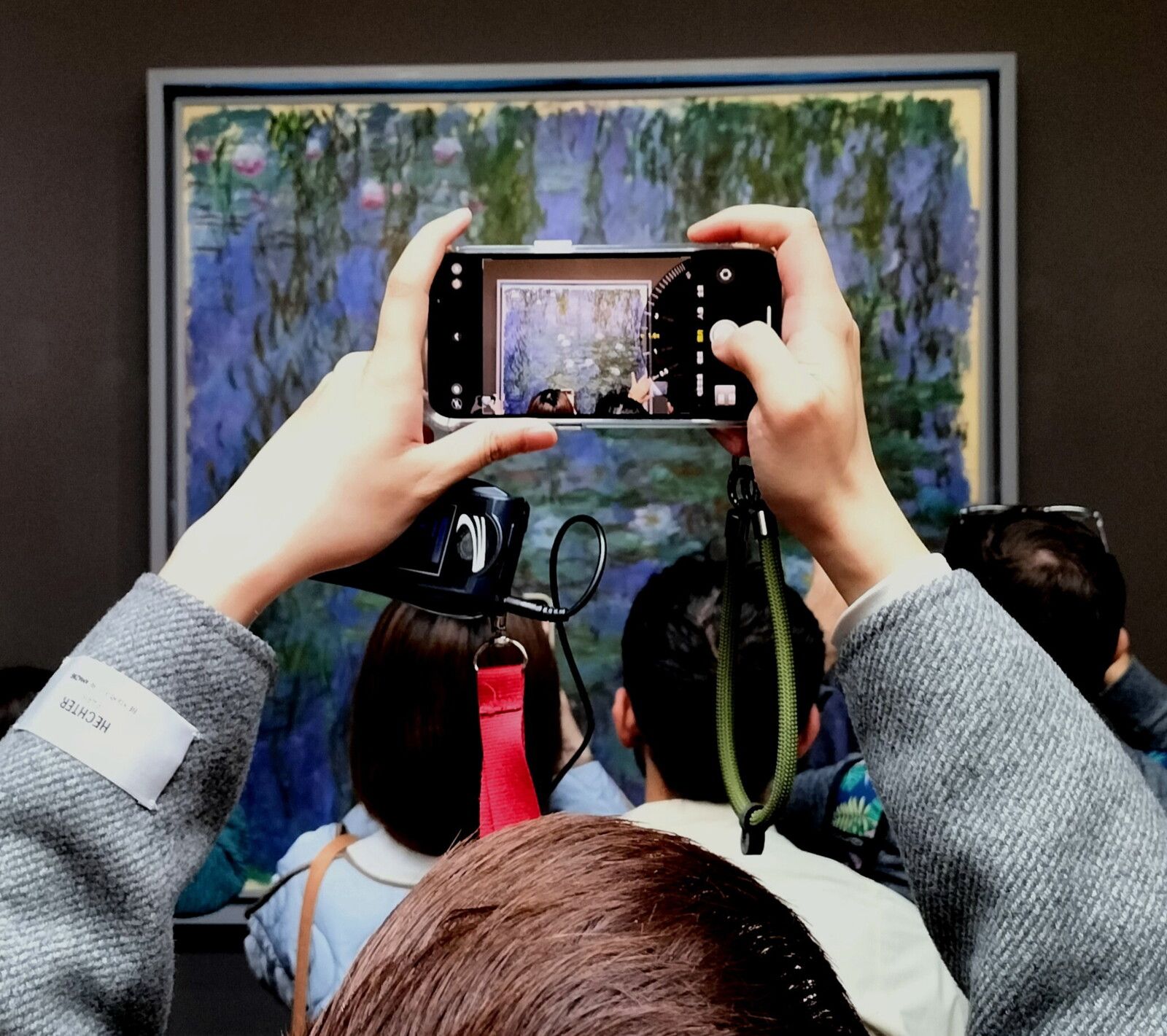 Paris, musée d'Orsay, Les Nymphéas, Claude Monet, smartphone, insta (75)