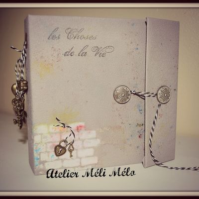 Mini album au "brusho""