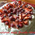 Pavlova aux fruits rouges
