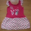 Robe Littlest Pet Shop T.3ans Comme neuve 2€50