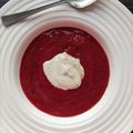 SOUPE de Fraises à la Crème de Pistache