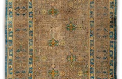 Un tapis de l'Ouest de la Chine (Hsin-Kiang). Chine, XVIIIe-XIXème siècle