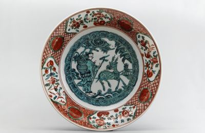 Dish with Immortal, Late Ming dynasty (1522-1644)