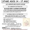 Clouange : Stage ados 14-17 ans, les 9 et 10 janvier 2010