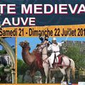 les Médiévales de Sauve (Gard, prox. Nîmes/Uzès) 21 et 22 juillet