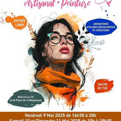 43e Salon annuel "Créer au Féminin" du 9 au 11 mai 2025 - Espace Jean Vilar à COUDEKERQUE BRANCHE
